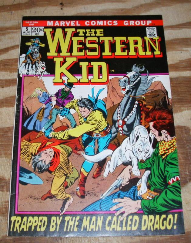 The Western Kid #5 comic book very fine 8.0