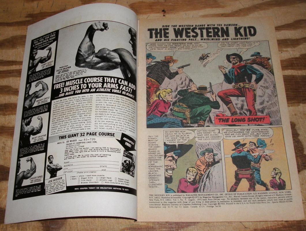 The Western Kid #5 comic book very fine 8.0