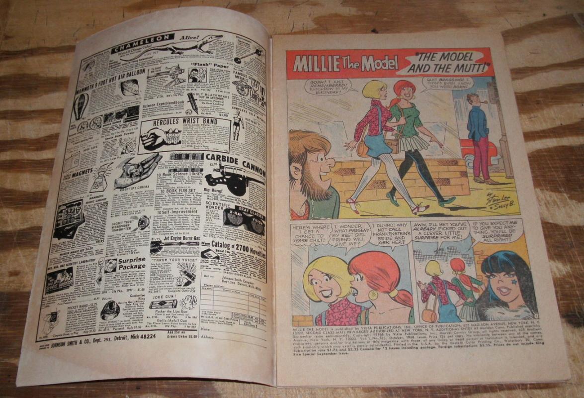 Millie the Model #163 comic book fine 6.0