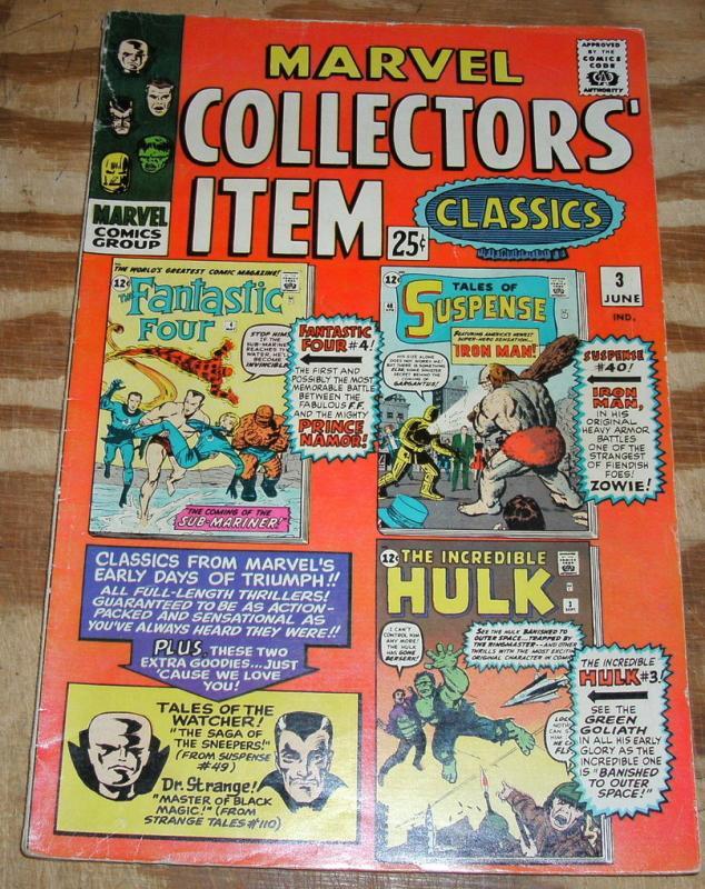 Marvel Collectors' Item Classics #3 very good/fine 5.0