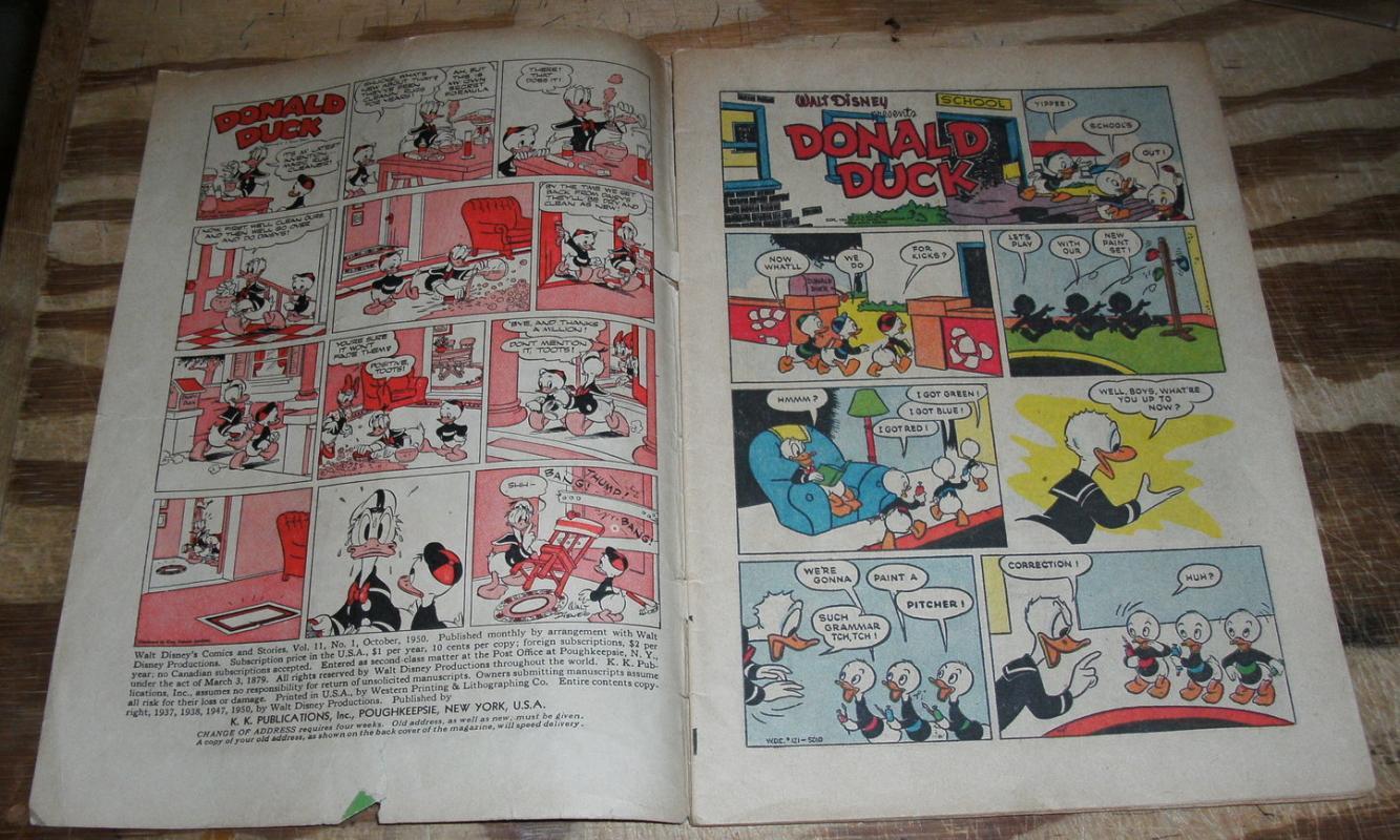 Walt Disney'S Comics and Stories #121 very good 4.0