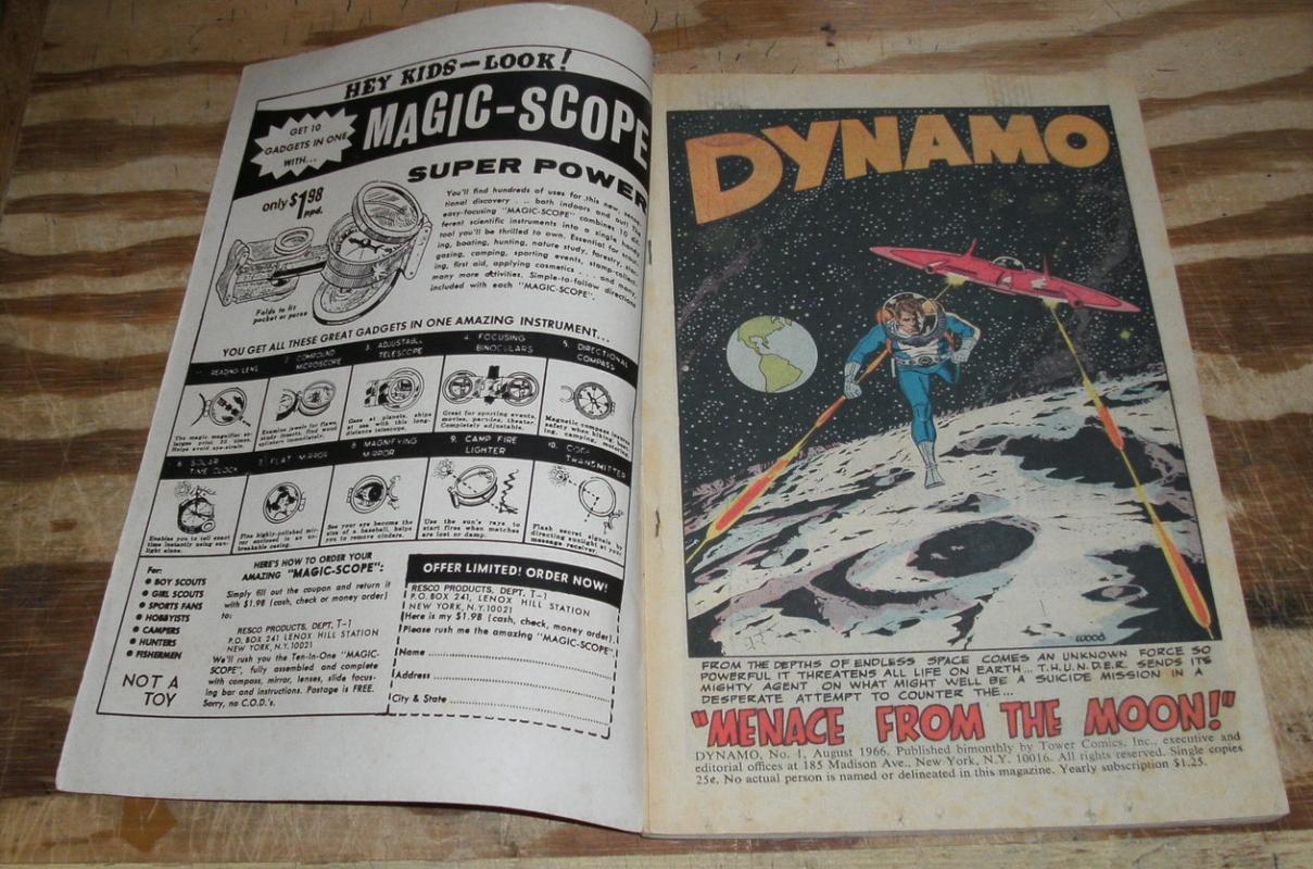Dynamo #1 comic book fine/very fine 7.0