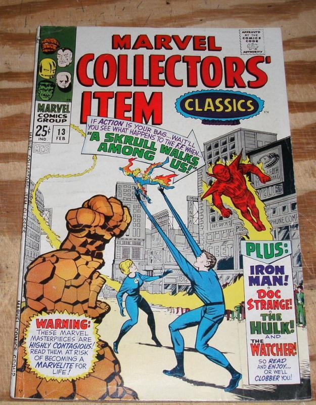 Marvel Collectors' Item Classics #13 very fine 8.0