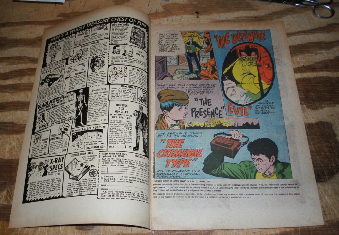 Many Ghosts of Doctor Graves #12 very fine 8.0