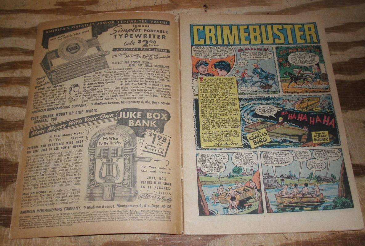 Boy Comics Illustories #43 fine 6.0