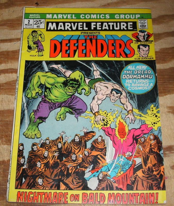 Marvel Feature Presents the Defenders #2 very good 4.0