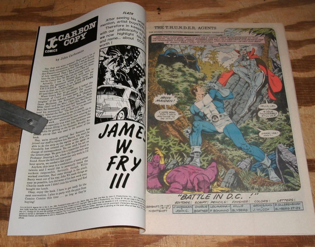 Thunder Agents (J.C.) #2 comic book mint 9.9