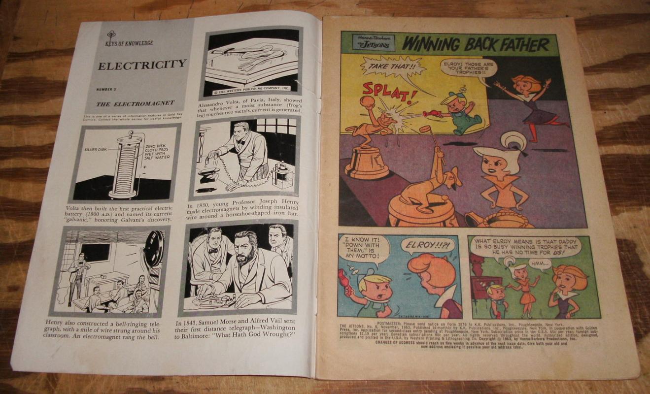 Jetsons #6 comic book very good 4.0