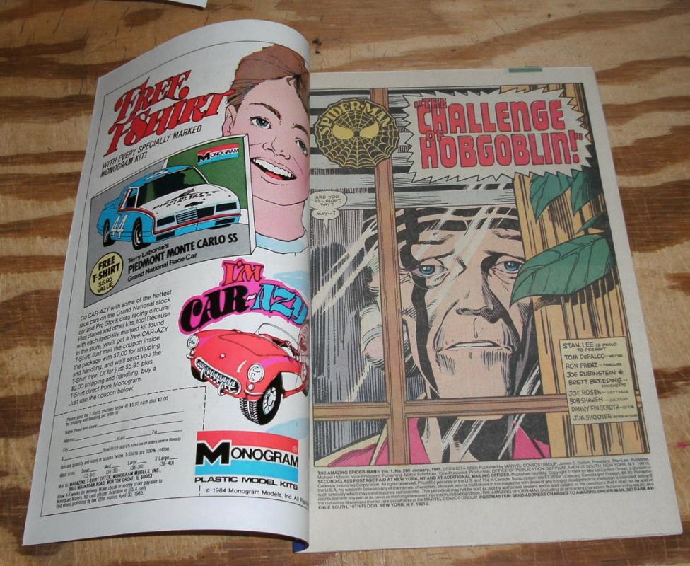 The Amazing Spider-man #260 comic book near mint 9.4