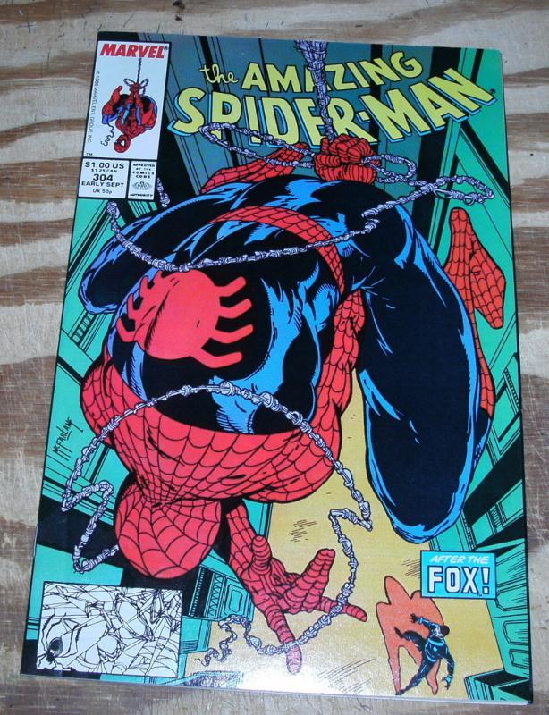 Amazing Spider-man #304 comic book near mint 9.4