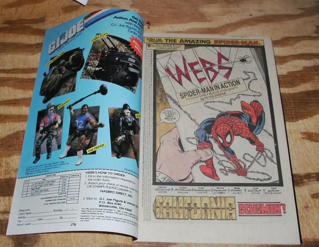 Amazing Spider-man #304 comic book near mint 9.4