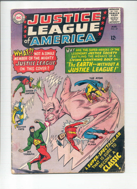 Justice League of America #37 comic book gd+ 2.5