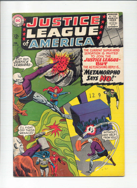 Justice League of America #42 comic book vg/fn 5.0