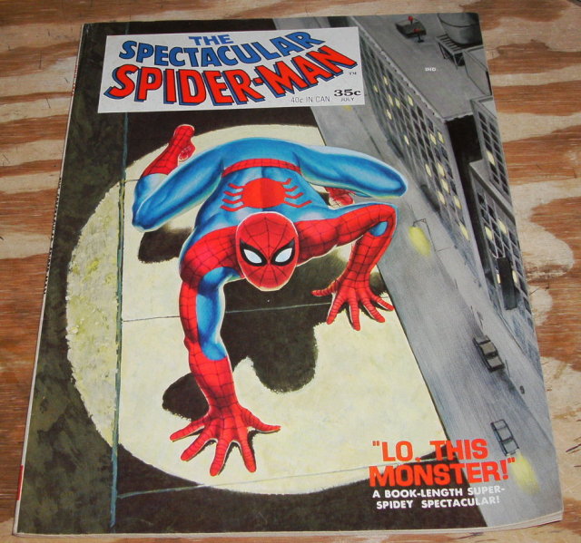 Spectacular Spider-man #1 comic magazine very fine 8.0