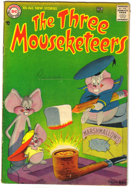 The Three Mouseketeers #6 comic book vg 4.0