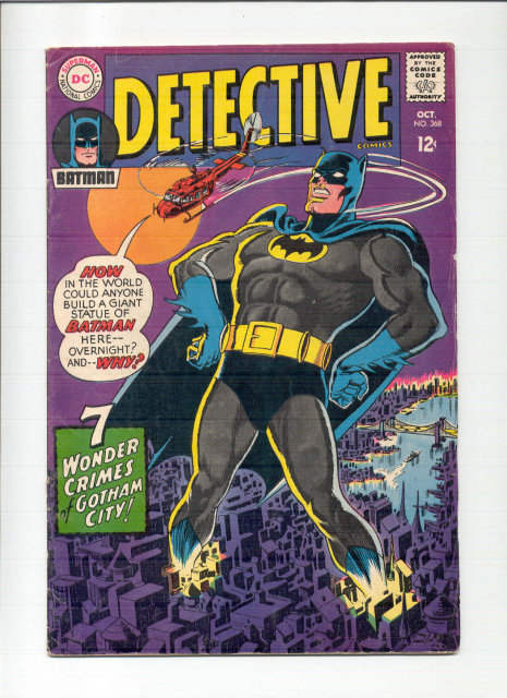Detective #368 comic book vg/fn 5.0