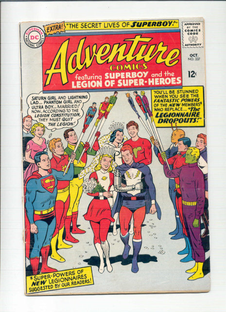 Adventure Comics #337 comic book vg 4.0