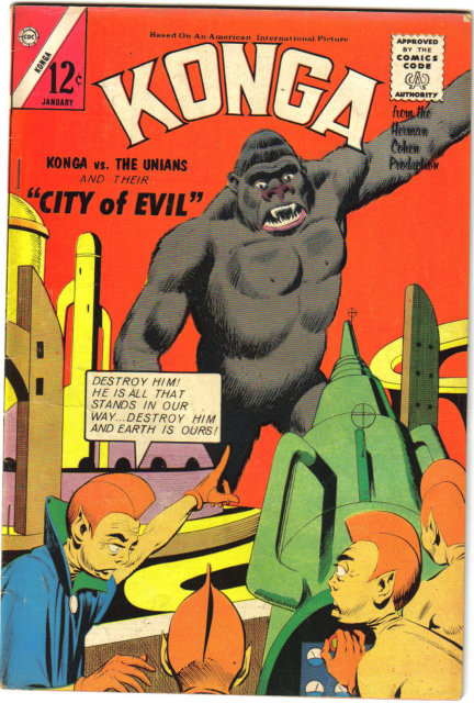 Konga #16 comic book fn+ 6.5