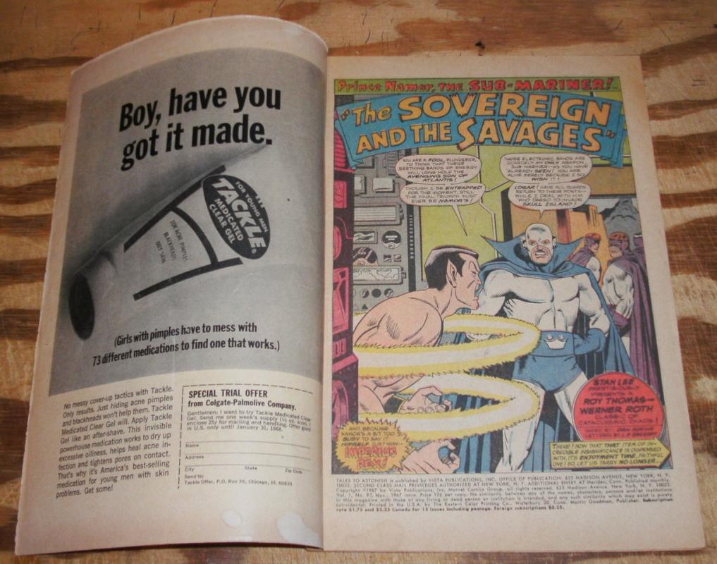 Tales to Astonish #97very good 4.0
