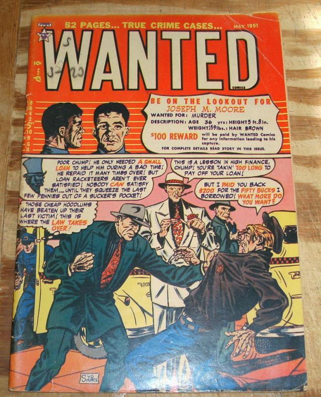 Wanted Comics #37 fine 6.0