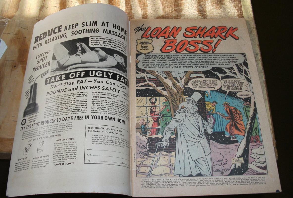 Wanted Comics #37 fine 6.0