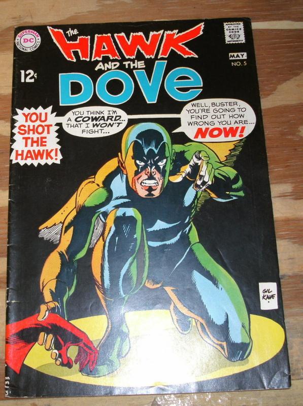 Hawk and the Dove #5 fn/vf 7.0