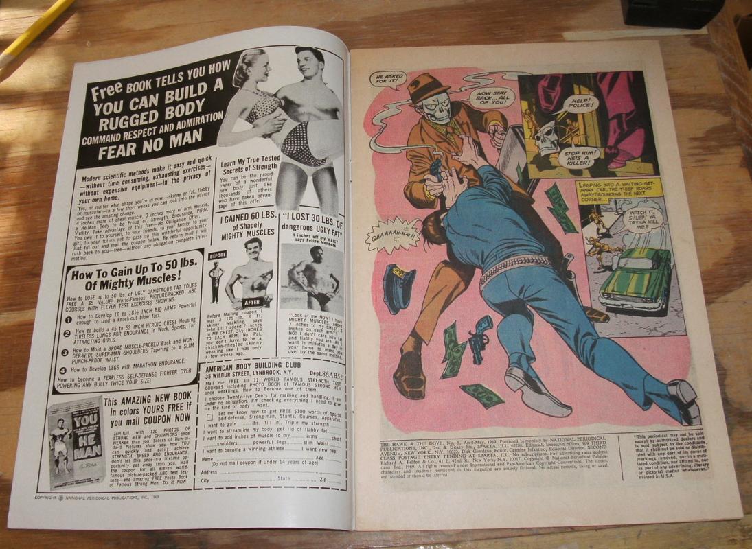 Hawk and the Dove #5 fn/vf 7.0