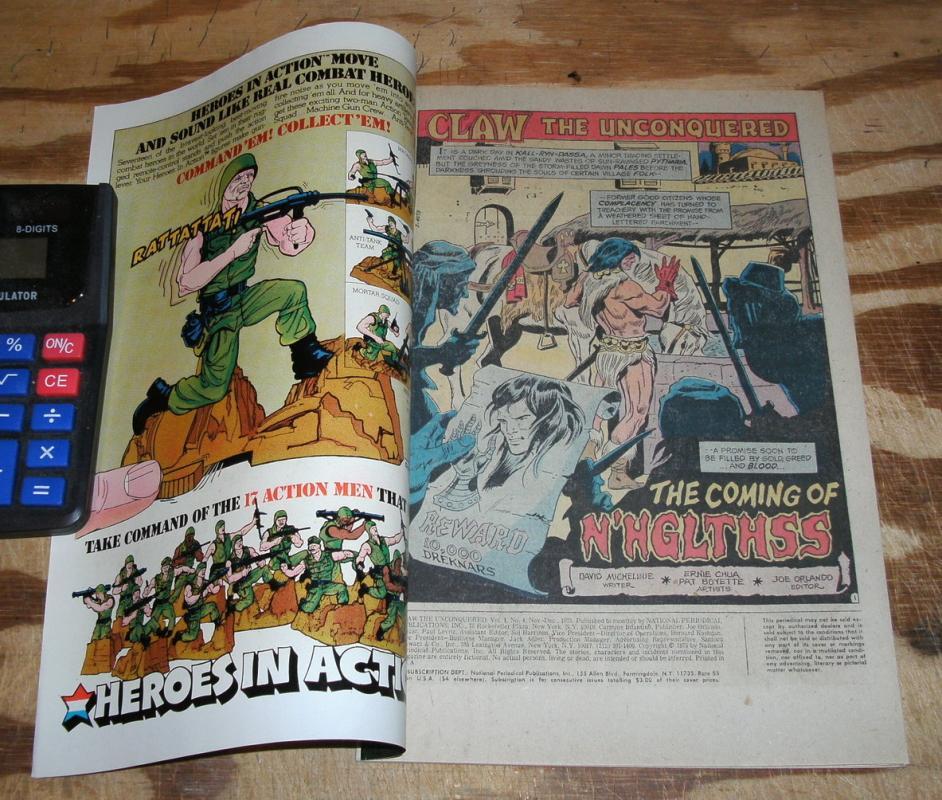 Claw the Unconquered #4 near mint/mint 9.8