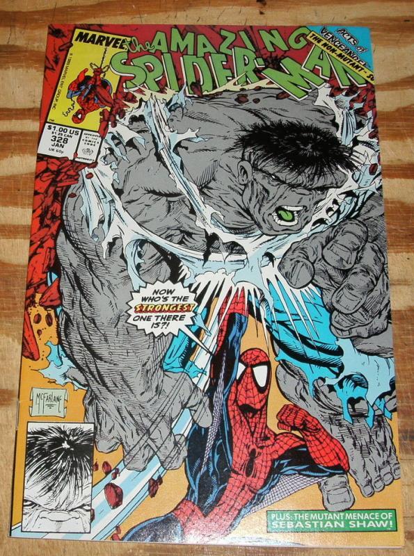 Amazing Spider-man #328 comic book near mint 9.4