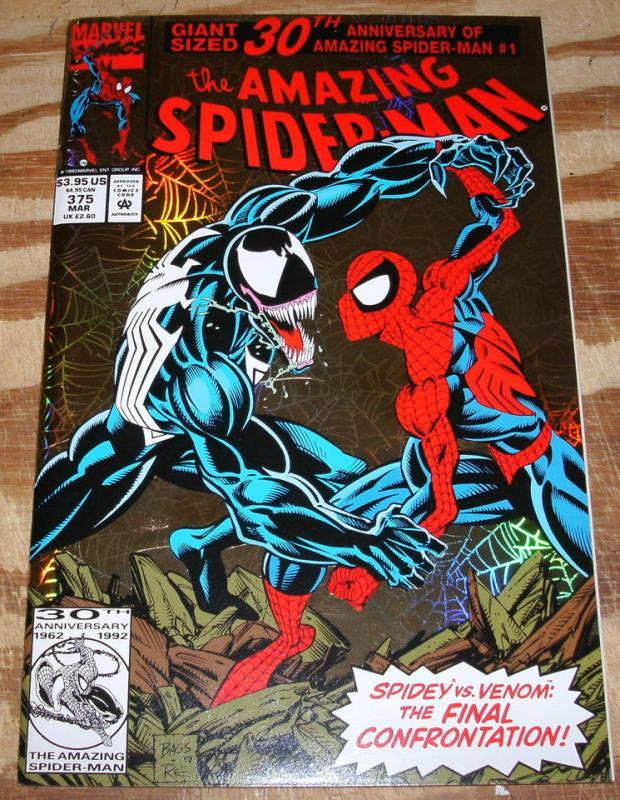 Amazing Spider-man #375 hologram cover nm/m 9.8