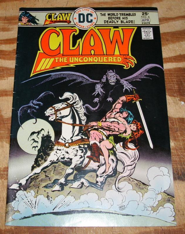 Claw the Unconquered #6 comic book fine 6.0