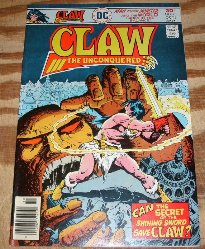 Claw the Unconquered #9 comic book near mint 9.4