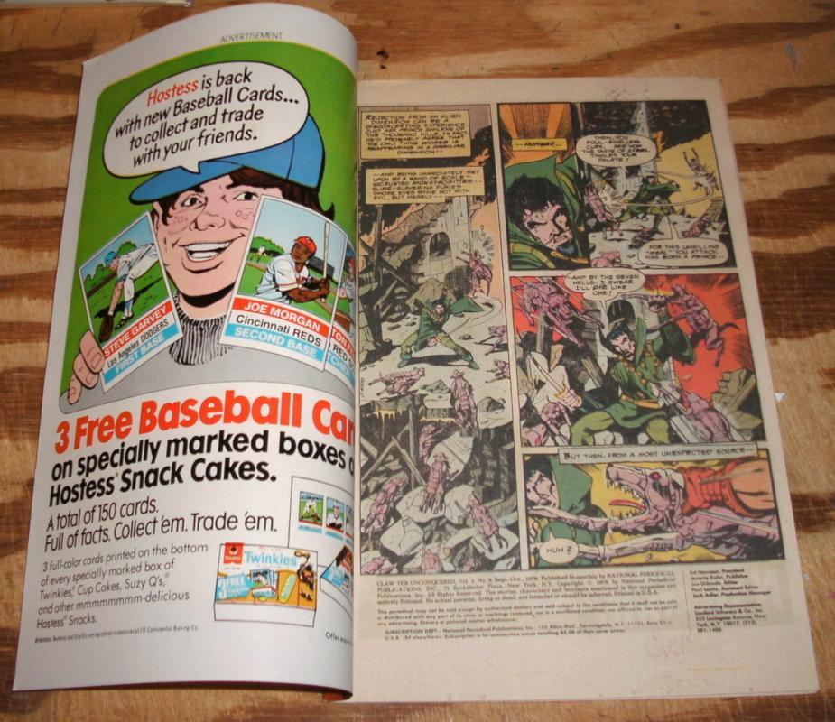 Claw the Unconquered #9 comic book near mint 9.4