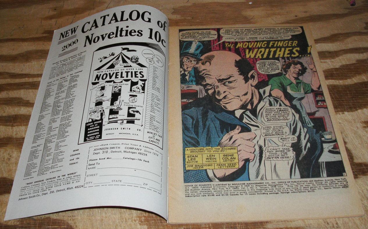 Tower of Shadows #3 fn/vf 7.0