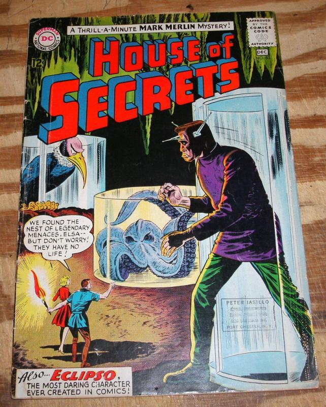 House of Secrets #63 comic book very good 4.0