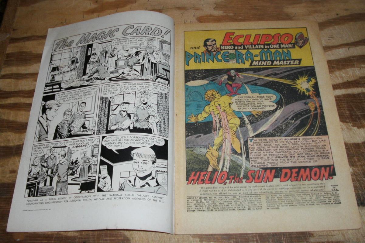 House of Secrets #76 comic book very good/fine 5.0