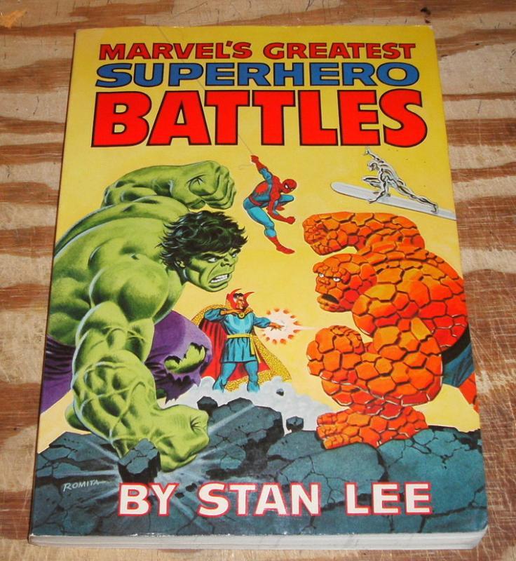 Marvel's Greatest Superhero Battles Fireside book fn/vf 7.0