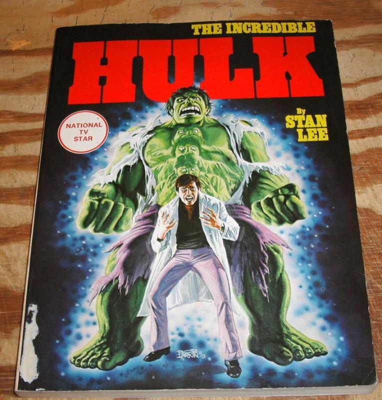 Incredible Hulk first print Fireside book by Stan Lee 1978