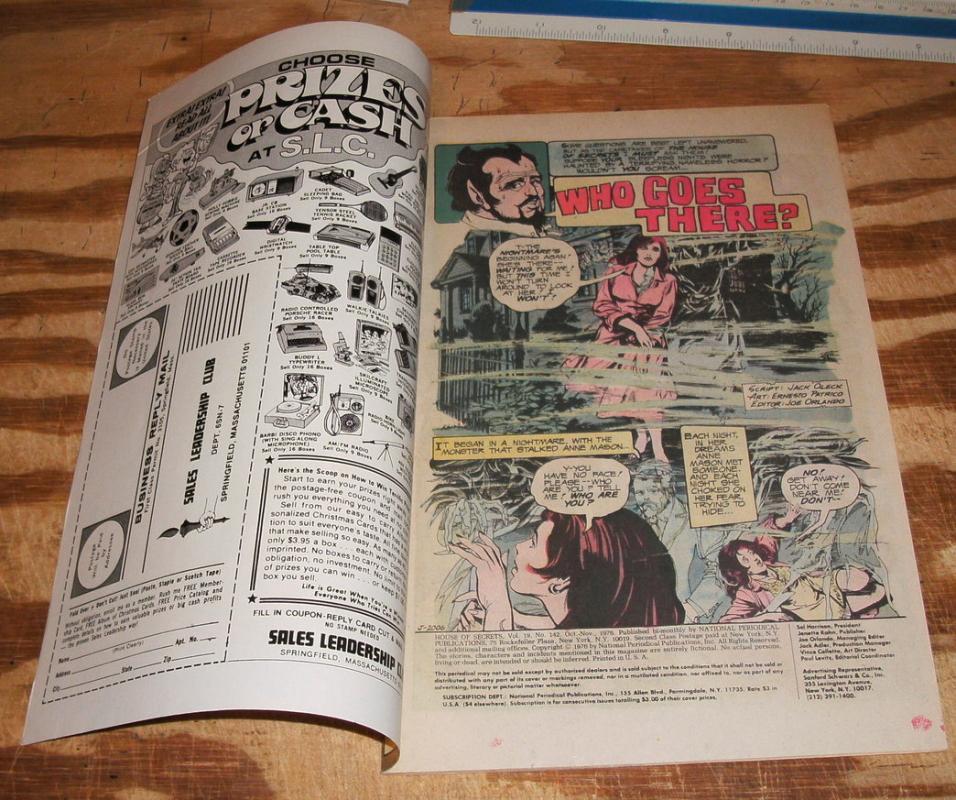 House of Secrets #142 comic book very fine/near mint 9.0