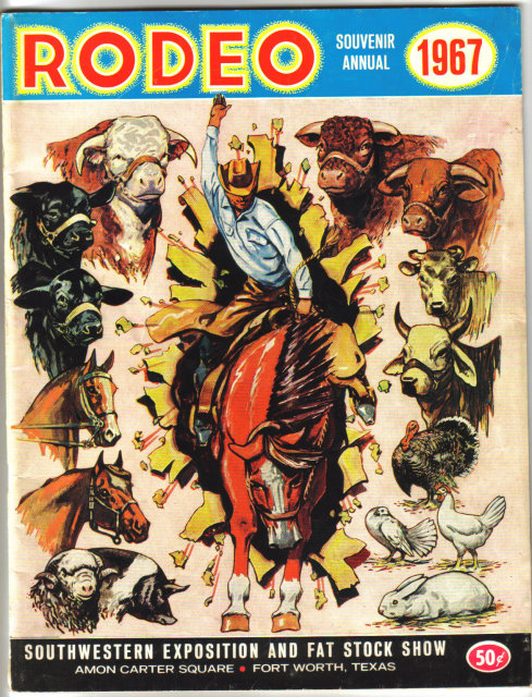 1967 Fort Worth rodeo souvenir annual