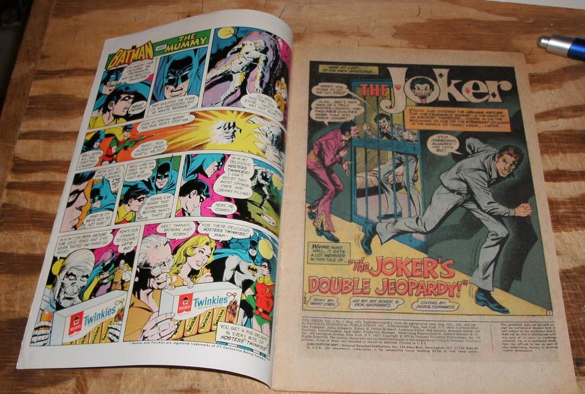 The Joker #1 comic book fine 6.0
