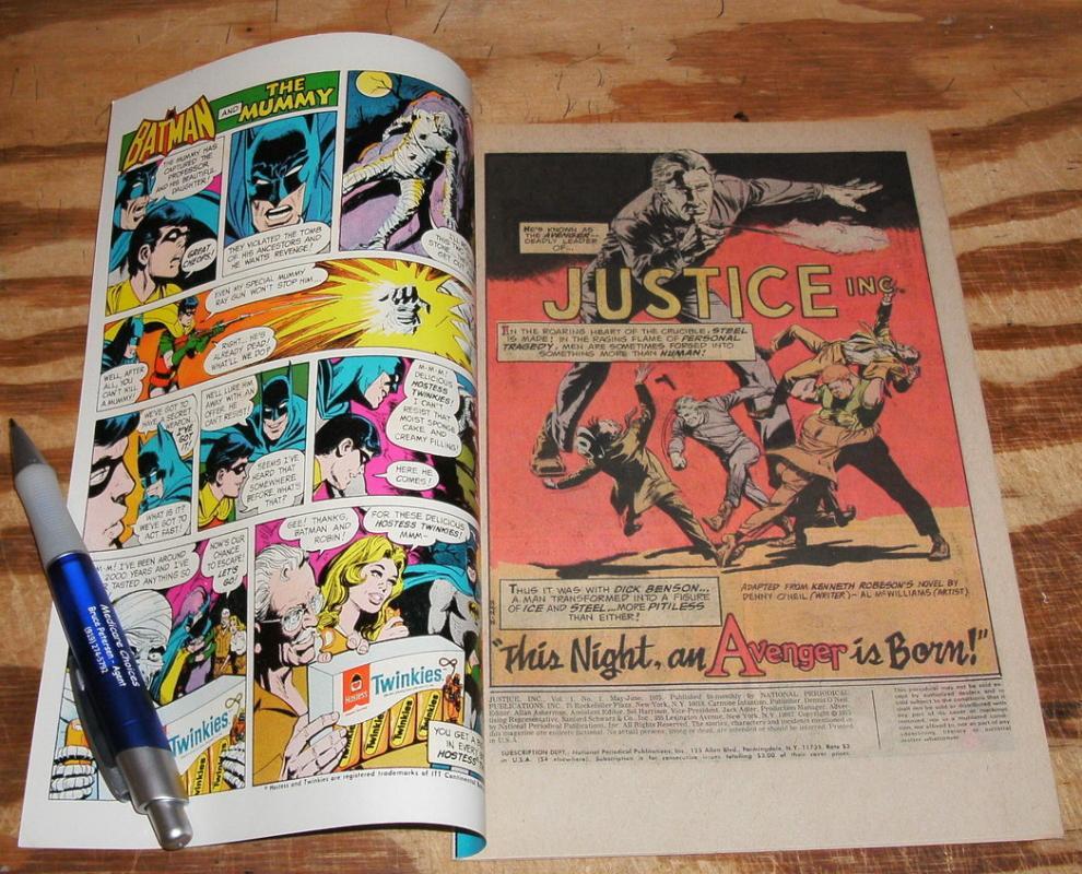 Justice Inc. #1 comic book near mint 9.4