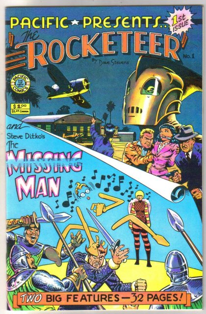 Pacific Presents Rocketeer comic book