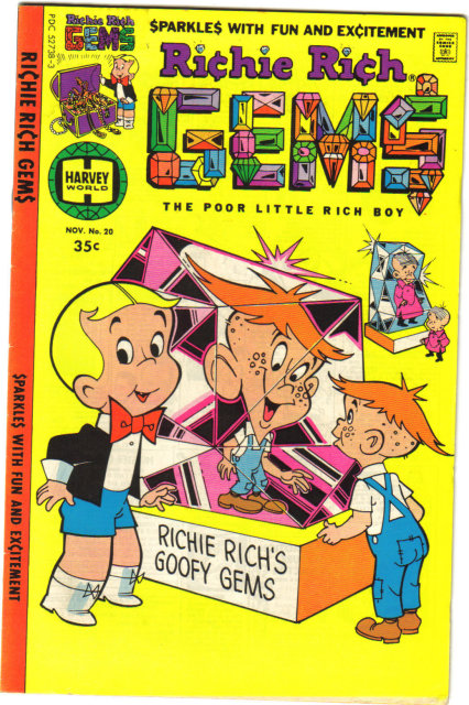 Richie Rich Gems comic book collection very fine 8.0