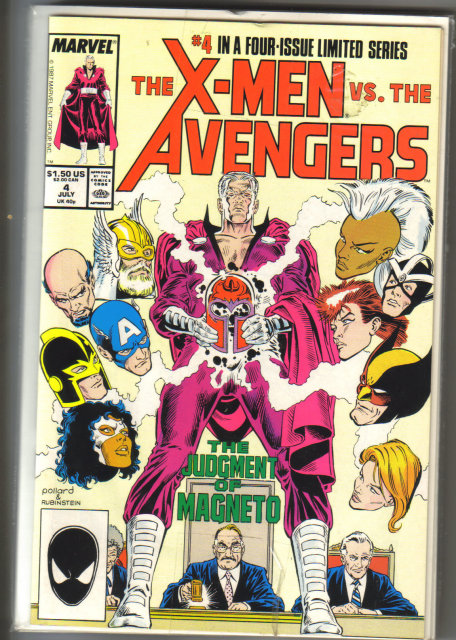 Set of X-men vs. the Avengers comic book mini series mint