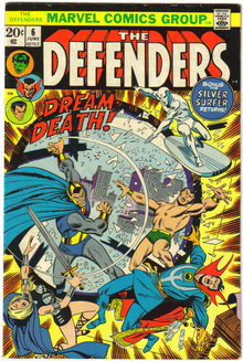 Defenders #6 comic book fine 6.0