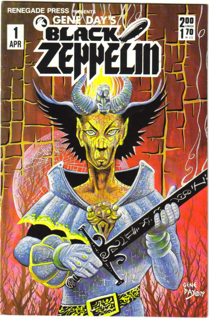 Gene Day's Black Zeppelin comic book set (issues 1,2,3)