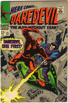 Daredevil the Man Without Fear #35 comic book fine 6.0
