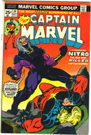 Captain Marvel #34 comic book very fine/near mint 9.0