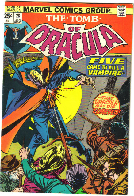 Tomb of Dracula #28 comic book fine/very fine 7.0